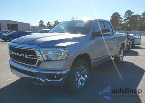 2021 Ram 1500 Big Horn 4X4 6'4 Box из США, поврежденный, VIN 1C6SRFBT0MN571898